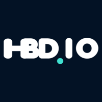 HBD.IO logo, HBD.IO contact details