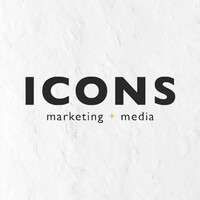 ICONS Marketing + Media logo, ICONS Marketing + Media contact details