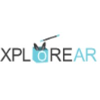 XploreAR logo, XploreAR contact details