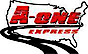 A One Express logo, A One Express contact details