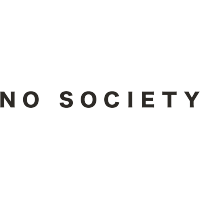 NO SOCIETY logo, NO SOCIETY contact details