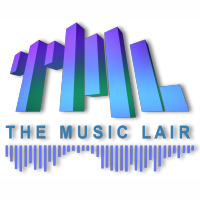 The Music Lair logo, The Music Lair contact details