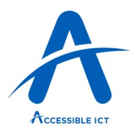 Accessible ICT logo, Accessible ICT contact details