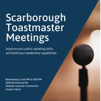 Scarborough Toastmasters logo, Scarborough Toastmasters contact details