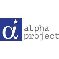 The Alpha Project logo, The Alpha Project contact details