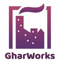 GharWorks logo, GharWorks contact details