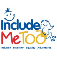 INCLUDE ME TOO logo, INCLUDE ME TOO contact details