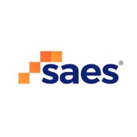 SAES logo, SAES contact details