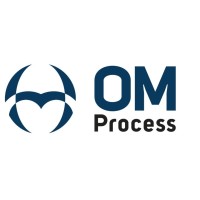 OM Process logo, OM Process contact details