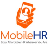 MobileHR logo, MobileHR contact details