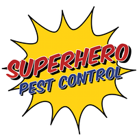 Superhero Pest Control logo, Superhero Pest Control contact details