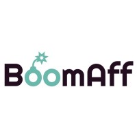 BoomAff logo, BoomAff contact details