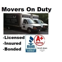 Movers On Duty logo, Movers On Duty contact details