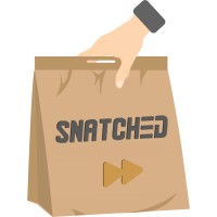 SNATCHED. logo, SNATCHED. contact details