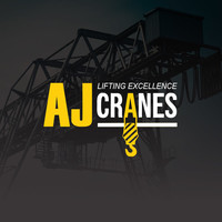 AJ Cranes logo, AJ Cranes contact details