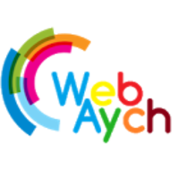 WebAych logo, WebAych contact details