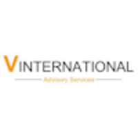 V International logo, V International contact details