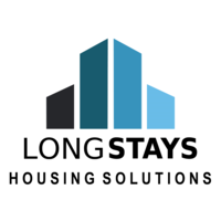 LongStays logo, LongStays contact details