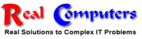 REAL COMPUTERS logo, REAL COMPUTERS contact details