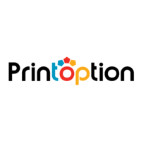 PrintOption logo, PrintOption contact details