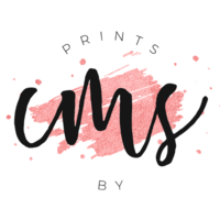 PrintsByCMS logo, PrintsByCMS contact details