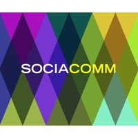 SociaComm logo, SociaComm contact details