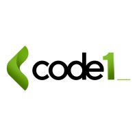 Code1 logo, Code1 contact details