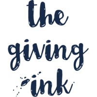 The Giving Ink logo, The Giving Ink contact details