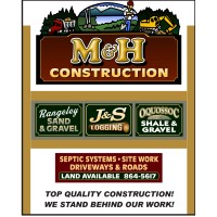 M&H Construction logo, M&H Construction contact details