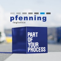 pfenning logistics logo, pfenning logistics contact details