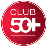 CLUB50+ logo, CLUB50+ contact details