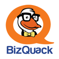 BizQuack logo, BizQuack contact details