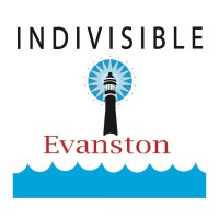 Indivisible Evanston logo, Indivisible Evanston contact details