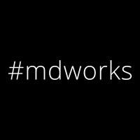 MD works logo, MD works contact details