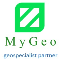 MyGeo logo, MyGeo contact details