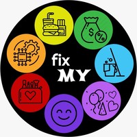 FixMy.lk logo, FixMy.lk contact details