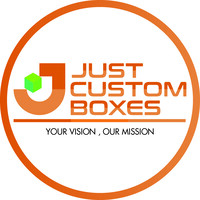 Just Custom Boxes logo, Just Custom Boxes contact details