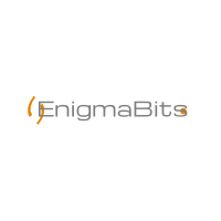 EnigmaBits logo, EnigmaBits contact details