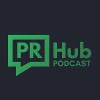 The PR Hub Podcast logo, The PR Hub Podcast contact details