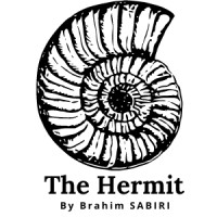 The Hermit logo, The Hermit contact details