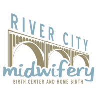 River City Midwifery logo, River City Midwifery contact details