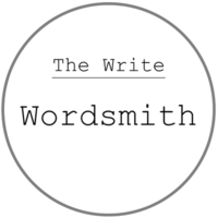 The Write Wordsmith logo, The Write Wordsmith contact details