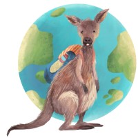 Wally The Wandering Wallaby logo, Wally The Wandering Wallaby contact details