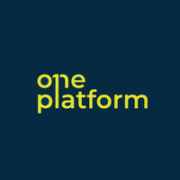 OnePlatform logo, OnePlatform contact details