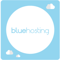 BlueHosting logo, BlueHosting contact details