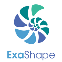 ExaShape logo, ExaShape contact details