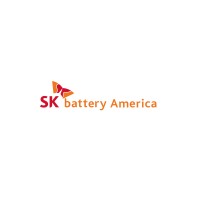 SK battery America logo, SK battery America contact details