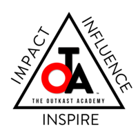 The Outkast Academy logo, The Outkast Academy contact details