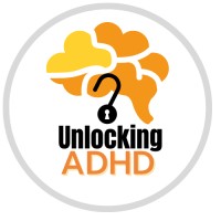 Unlocking ADHD logo, Unlocking ADHD contact details