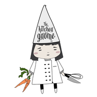 The Kitchen Gnome logo, The Kitchen Gnome contact details